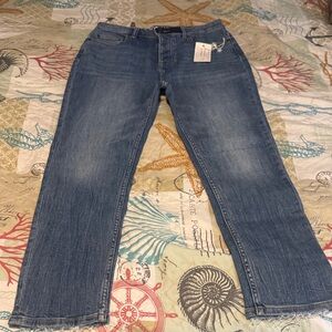 Women’s Cropped Ankle Jeans - Blue Wash